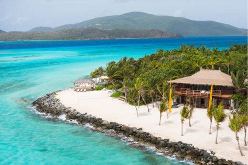 necker island beach